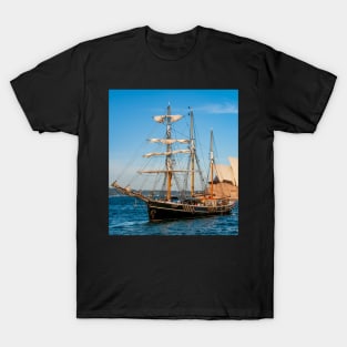 Southern Swan Sailing Ship, Sydney Harbour, Australia T-Shirt